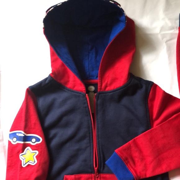 Outfit racecar toddler boys 3 piece size 5T Wonder Nation height 42-44.5" red - Picture 9 of 9